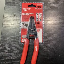 Milwaukee 7 in. Wire Stripper with Wire Cutter and Bolt Cutter