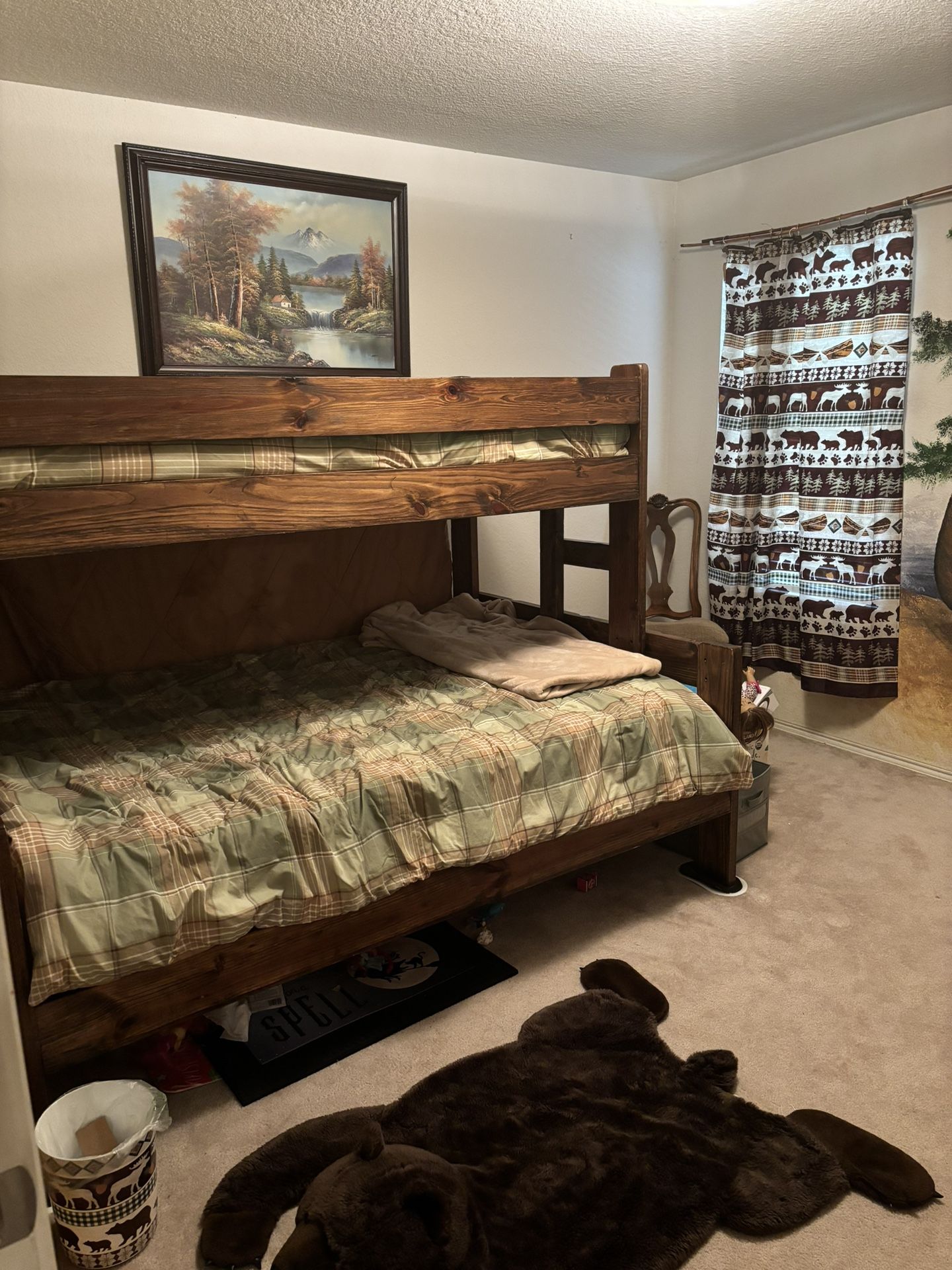 Rustic Bunkbed Twin Over Full 