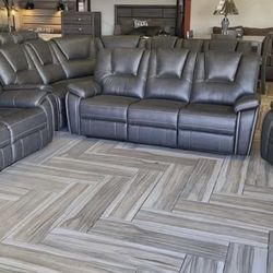 🛋️ NUEVA Eléctrica Con USB Sala 3 Piezas Sillas Reclinable EN CAJA 📦  🚛 Entrega Disponible 🛋️