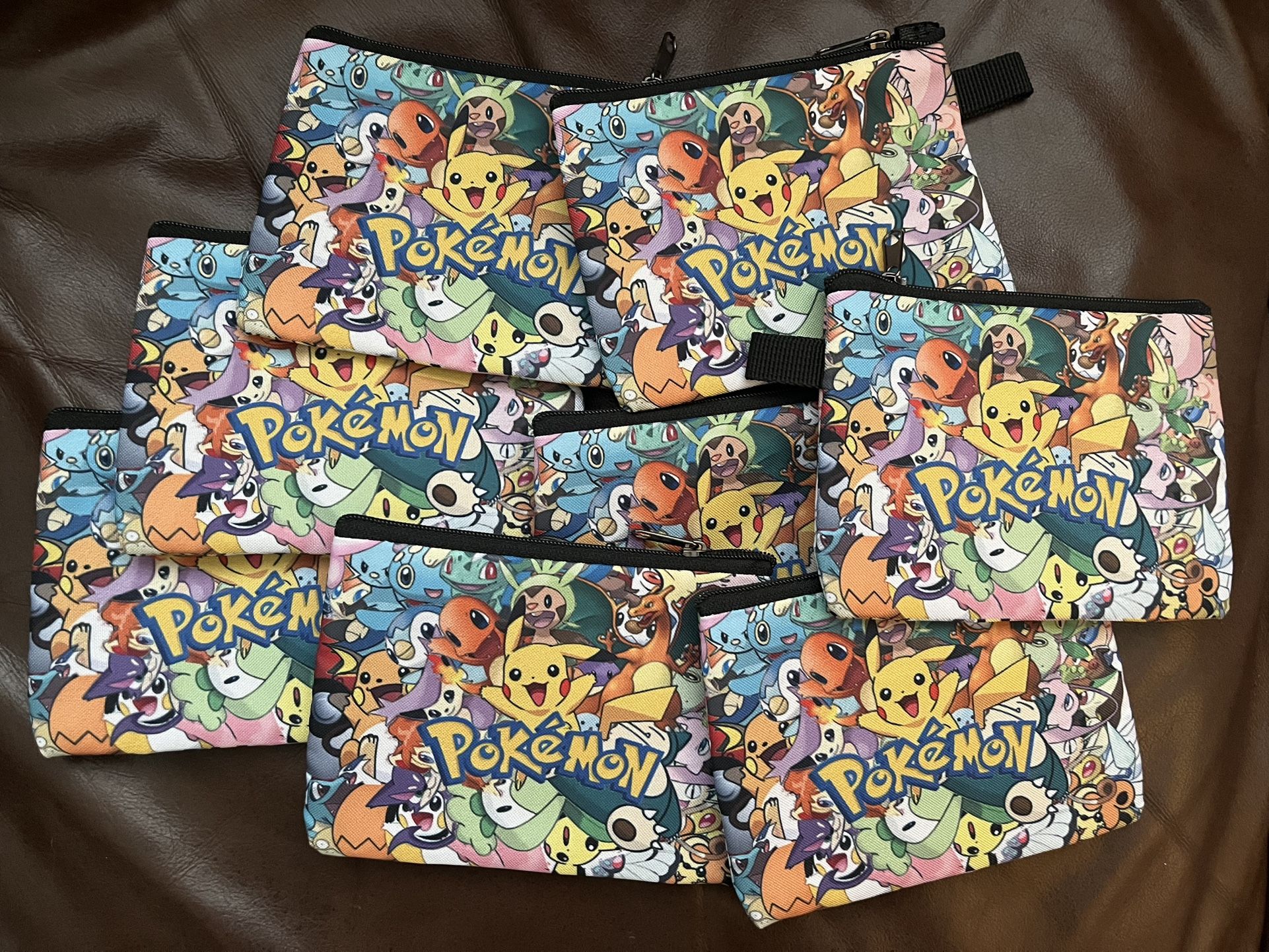 Small Pokemon Zip Up Bags