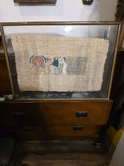 Handmade Hand Painted Egyptian Papyrus Art 