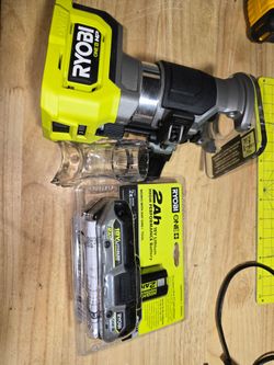 Ryobi brushless router with battery