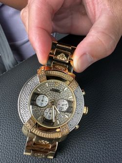 Aqua master gold diamond watch