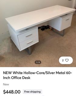 Desk, office desk and chair
