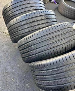 285/40/20 Goodyear Selling a set of 4 tires in excellent condition 🫡