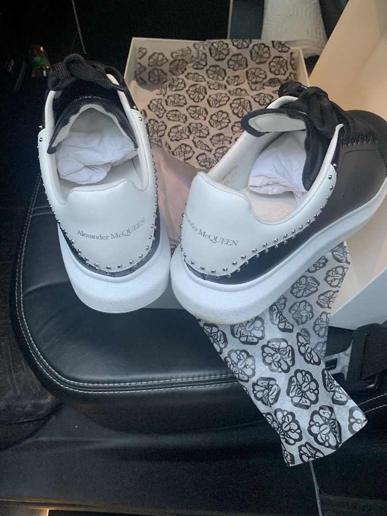 Alexander McQueen Black And White Studed Size 9.5
