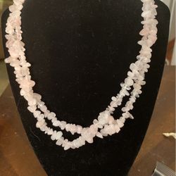 White Quartz Necklace 