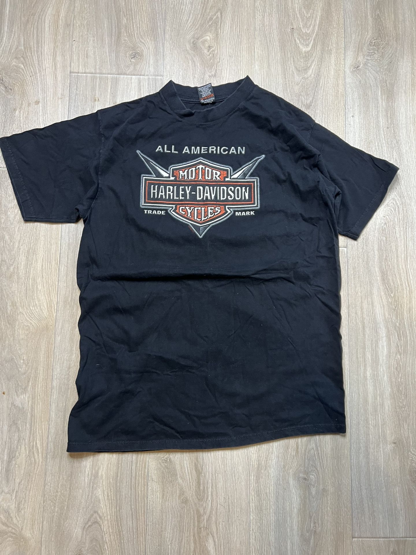Vintage Harley Davidson, Black T-Shirt