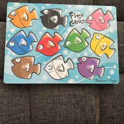 Melissa and Doug Color Fish Puzzle