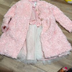 Size 7 Pink Dress With The Jacket $7.00