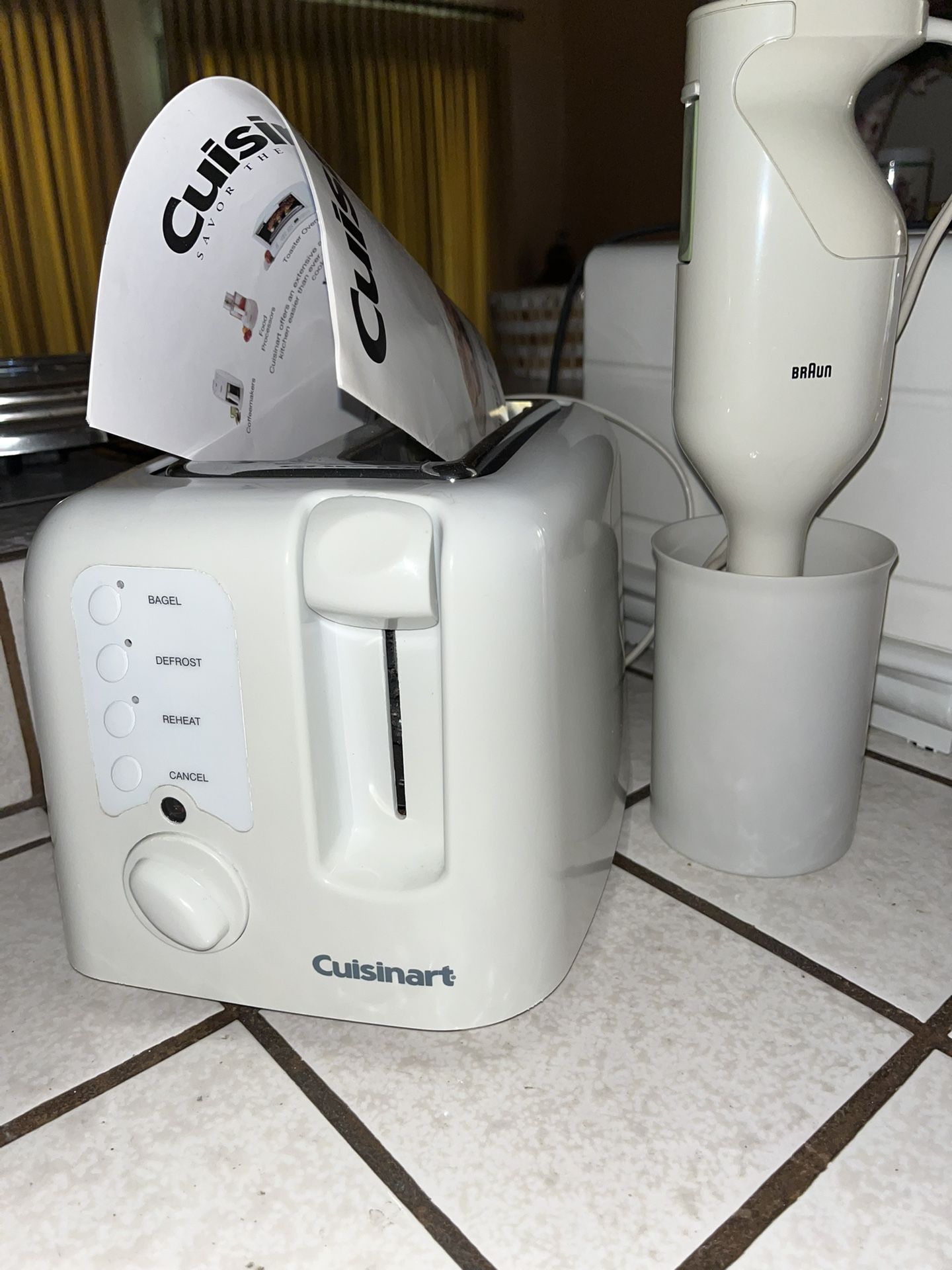 Toaster And Hand Mixer