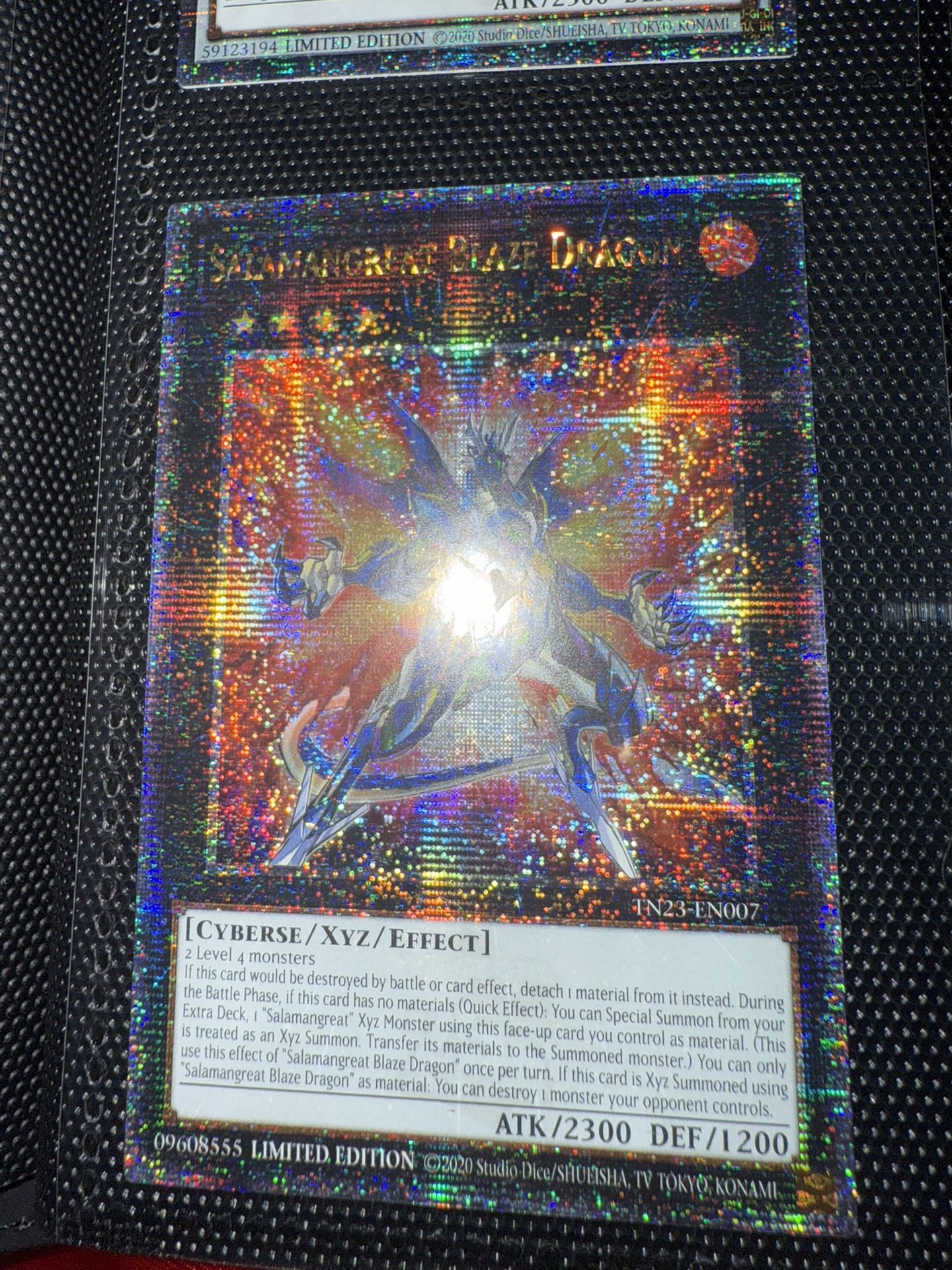 Quarter Century Secret Rare Salamangreat Blaze Dragon
