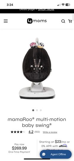 mamaRoo multi-motion baby swing 4moms