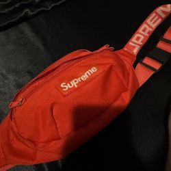 Red supreme Fanny Pack