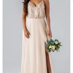 Size 16 Gold Bridesmaid Dress