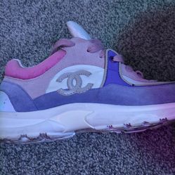 Chanel trainer tennis shoes size 7
