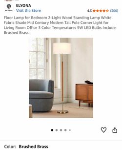 Floor lamp $45