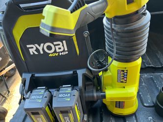 RYOBI 40V HP Brushless Whisper Series 180 MPH 850 CFM Cordless Battery Backpack Leaf Blower with 8.0 Ah Battery and Charger