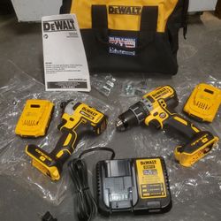 Dewalt Drill Set XR 20volt