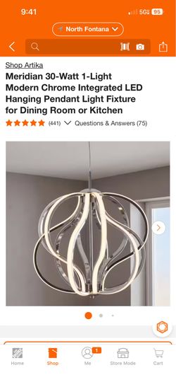 Modern LED Chrome Chandelier Pendant Light – Artika Meridian
