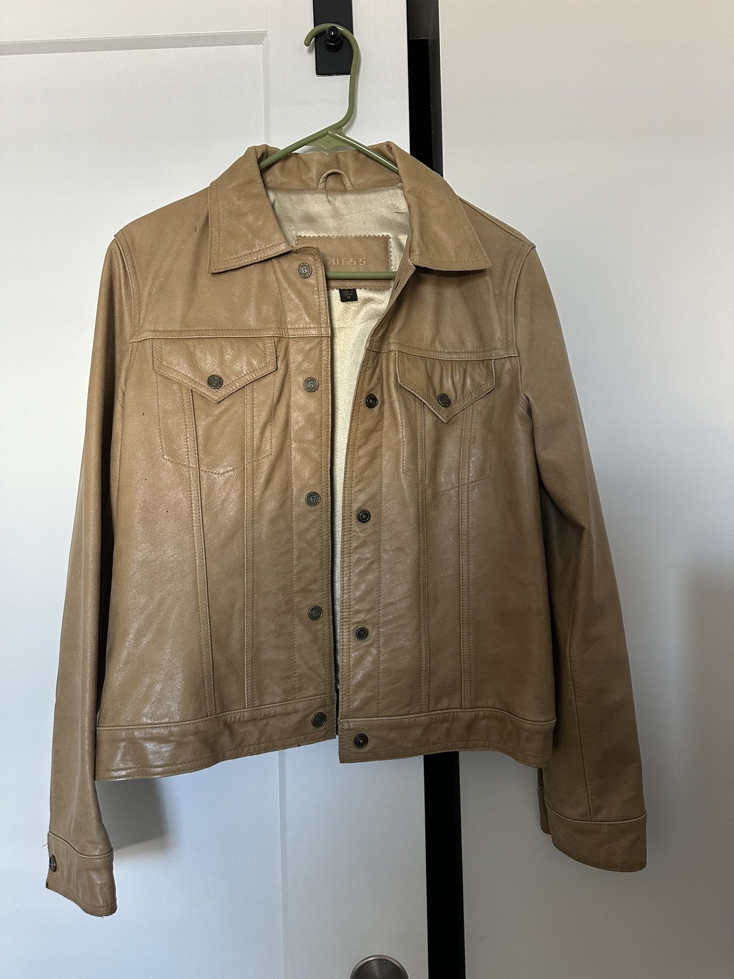 Vintage Guess Leather Jacket 