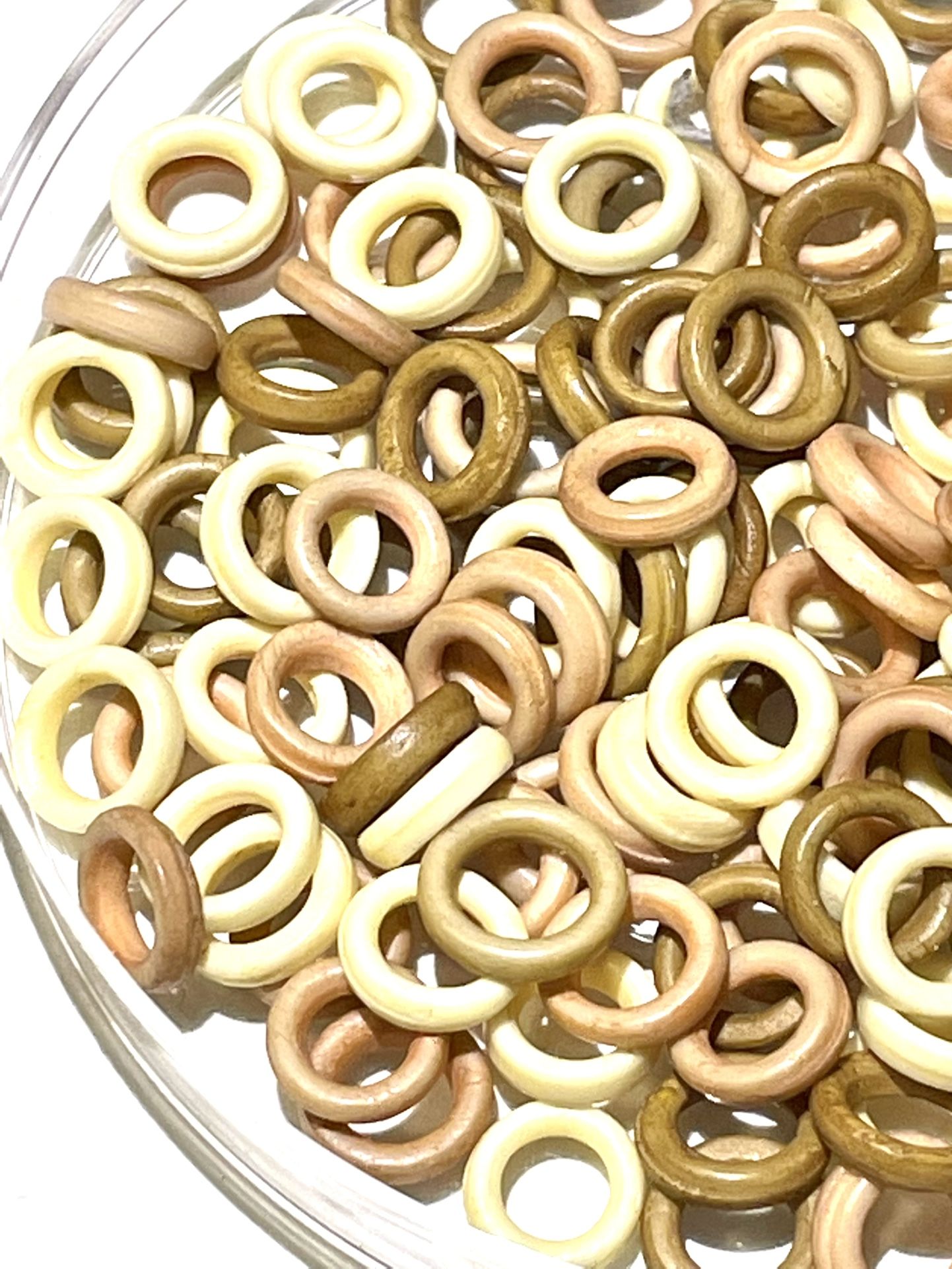 Bone Ring Beads 2x9mm