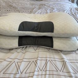 Two Ultra-Orthopedic Neck Pillows