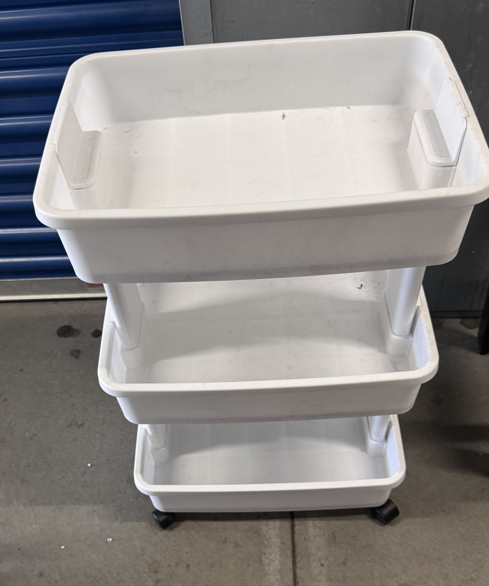Three Shelf Rolling Cart