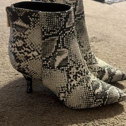 Snake skin heels