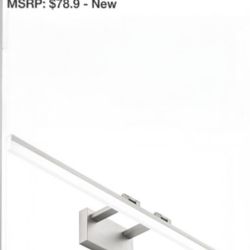 New In Box Bathroom Vanity Light