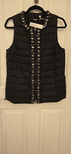 Jeweled Puffer Vest