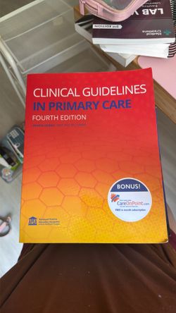 Clinical guidlines in Primary Care (4th edition) - LIKE NEW
