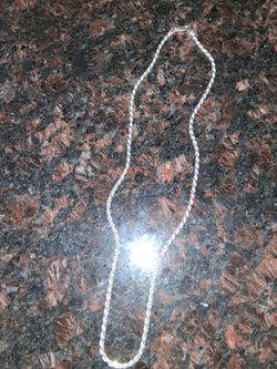 24 Inch 925 Diamond Cut Rope Chain
