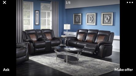 New reclining sofa and loveseat