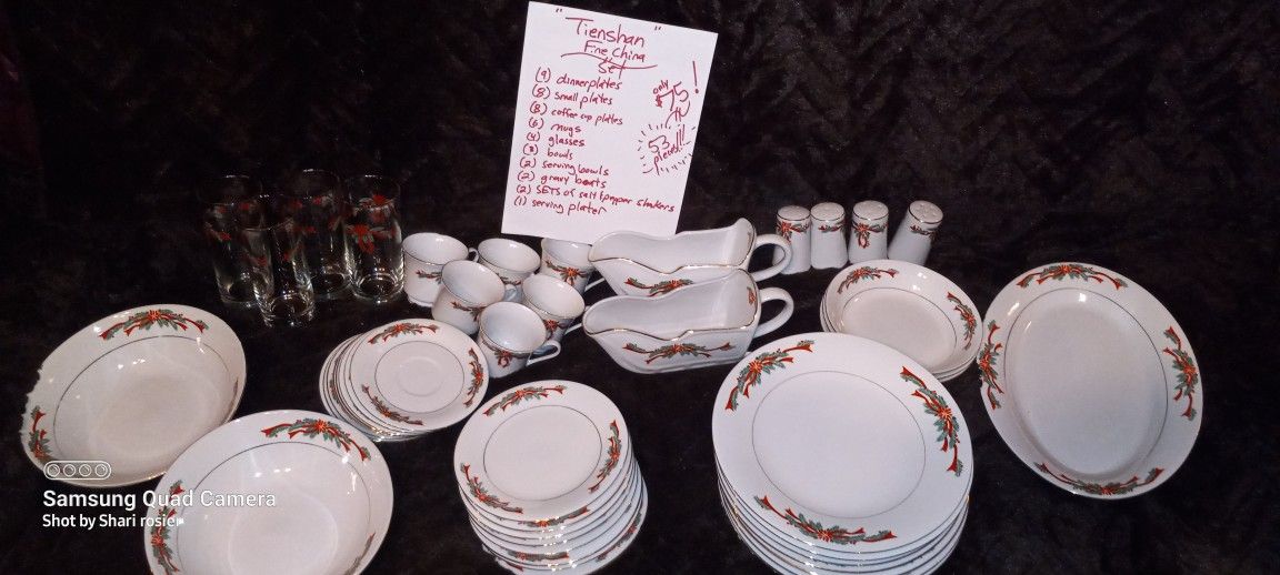 Tienshan Plates, Bowls, Servicing Tray Etc Etc!