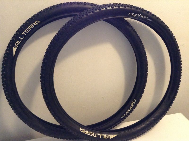 ALL TERRA cypher DURO Mountain Bike Tires 27.5x 2.10 Like New