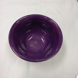Purple 6 Inch Diameter Bowl (Quarter For Scale)