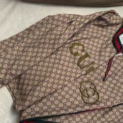 Gucci Shirt And Sweats Set