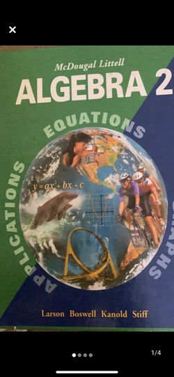Álgebra 2 math book