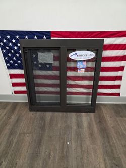 37 x 38 Bronze or White Impact Window