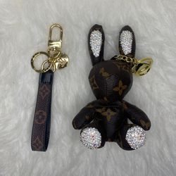 Luxury Keychain And Bunny Set