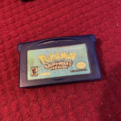 Pokemon Saphire Version Authentic Saves Tested Working