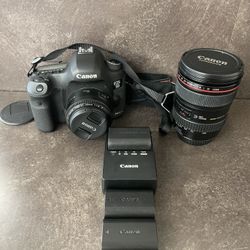 Canon EOS 5D Mark III DSLR Camera + 24-105mm f/4 L IS USM + 50mm f/1.8 II Kit