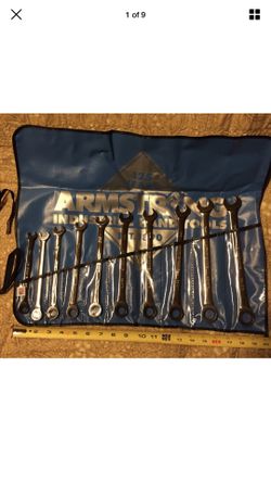 ARMSTRONG 10 Piece METRIC Ratcheting Combination Wrench Set # 52-667 NEW!!!