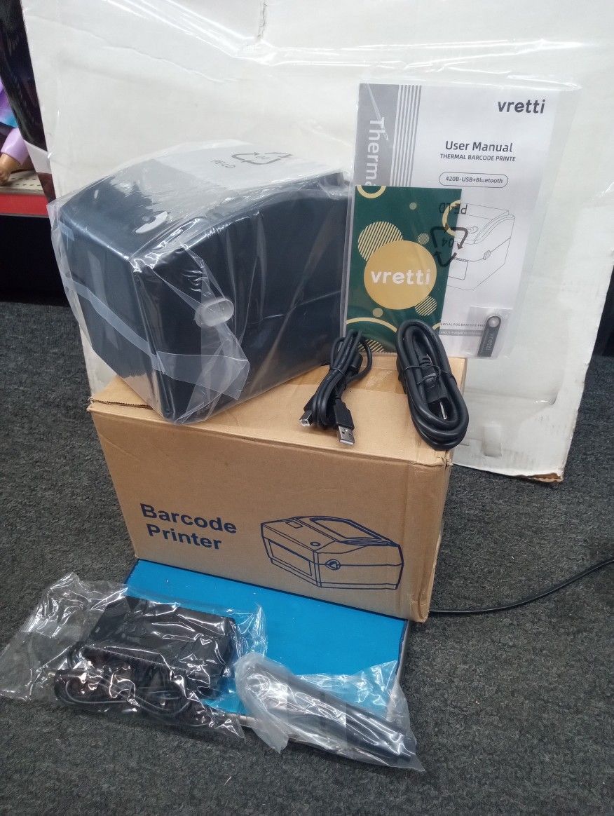 Barcode printer 420B USB + Bluetooth Black