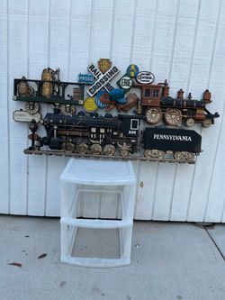 Train wall art