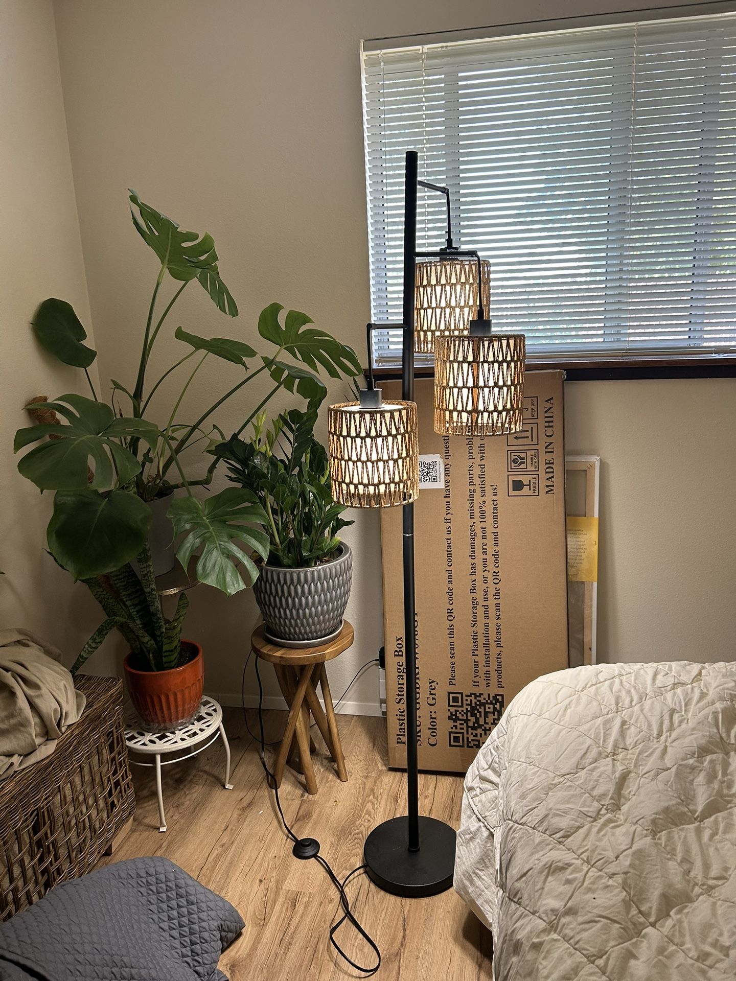 Bamboo Floor Lamp