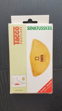 Tacco Arch Support Wedges (Senkfusskeil) - Leather, New in Box, Size 3