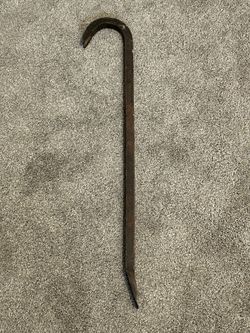 Awesome crowbar made from pig iron
