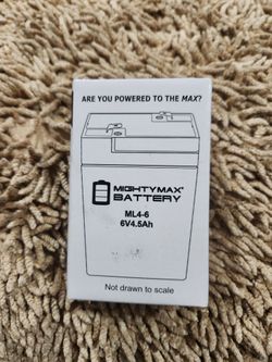 Mighty Max Battery ML4-6 6V 4.5Ah